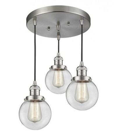 Innovations Lighting 3 Light Multi-Pendant 211/3-SN-G202-8